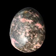 Rhodonite egg 248g in sunlight - Rocks and Things Store