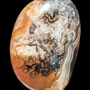 Sardonyx agate palm stone 35-45g Rocks and Things