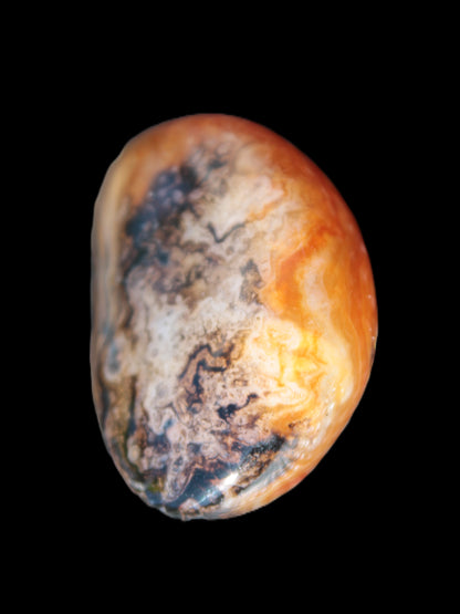 Sardonyx agate palm stone 35-45g Rocks and Things