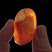 Sardonyx agate palm stone 35-45g Rocks and Things