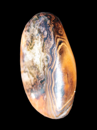 Sardonyx agate palm stone 35-45g Rocks and Things