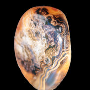 Sardonyx agate palm stone 35-45g Rocks and Things