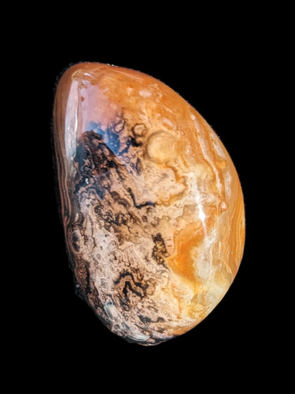 Sardonyx agate palm stone 35-45g Rocks and Things