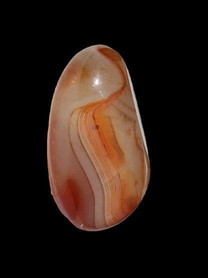 Sardonyx agate palm stone 35-45g Rocks and Things