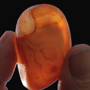 Sardonyx agate palm stone 35-45g Rocks and Things