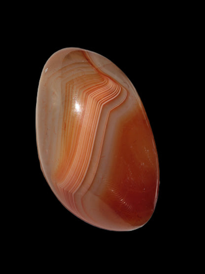 Sardonyx agate palm stone 35-45g Rocks and Things