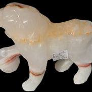 Afghan Jade Onyx hand-carved Lion 503g Rocks and Things