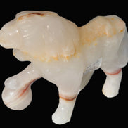 Afghan Jade Onyx hand-carved Lion 503g Rocks and Things