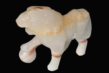 Afghan Jade Onyx hand-carved Lion 503g Rocks and Things