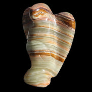 Afghan Jade hand-carved Angel 165g in sunshine - Rocks and Things Store