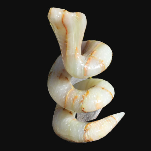 Afghan Jade hand-carved Cobra 1307g Rocks and Things