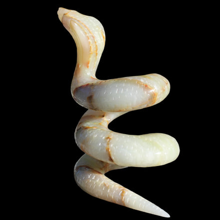 Afghan Jade hand-carved Cobra 1307g - Rocks and Things Store
