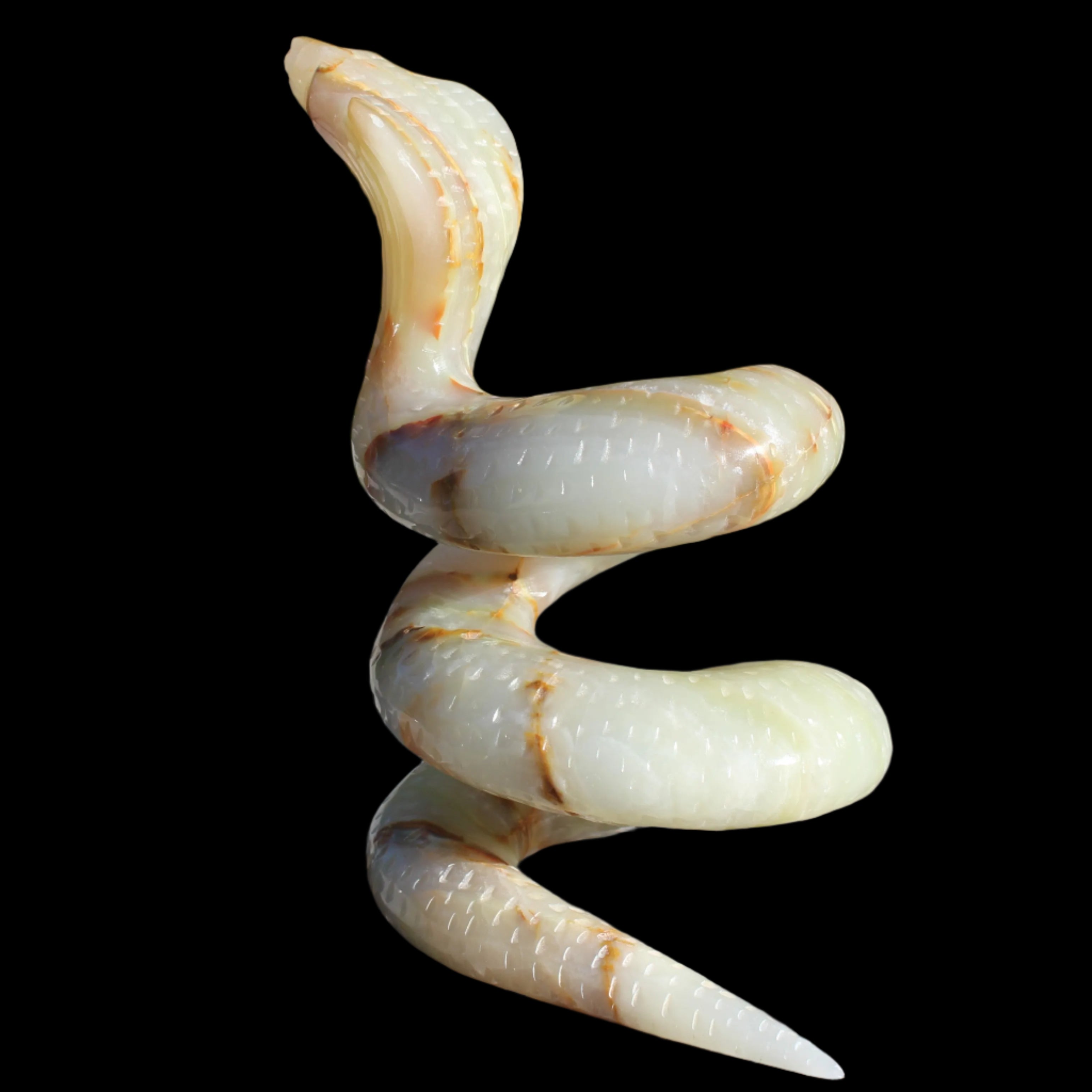 Afghan Jade hand-carved Cobra 1307g - Rocks and Things Store