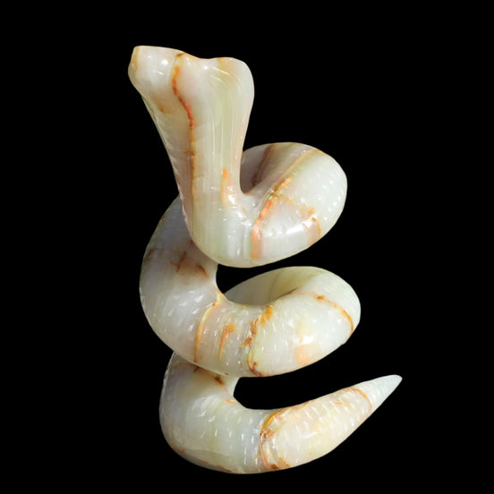 Afghan Jade hand-carved Cobra 1307g - Rocks and Things Store