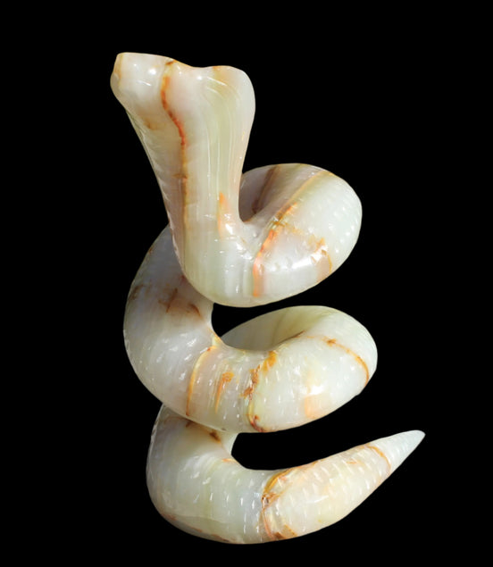 Afghan Jade hand-carved Cobra 1307g - Rocks and Things Store