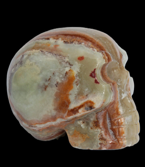 Afghan Jade hand-carved skull 182g Rocks and Things