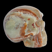 Afghan Jade hand-carved skull 182g in sunshine - Rocks and Things Store