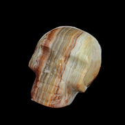 Afghan Jade hand-carved skull 182g in sunshine - Rocks and Things Store