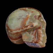 Afghan Jade hand-carved skull 182g in sunshine - Rocks and Things Store