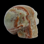 Afghan Jade hand-carved skull 182g in sunshine - Rocks and Things Store