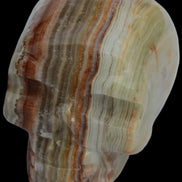 Afghan Jade hand-carved skull 182g in sunshine - Rocks and Things Store