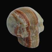 Afghan Jade hand-carved skull 182g in sunshine - Rocks and Things Store