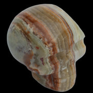 Afghan Jade hand-carved skull 182g in sunshine - Rocks and Things Store