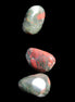 African Bloodstone 3 tumbled stones 18-20mm 11.6g Rocks and Things