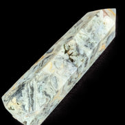 Agate Crazy Claybank Marquis wand 76g in sunlight - Rocks and Things Store