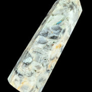 Agate Crazy Claybank Marquis wand 76g Rocks and Things