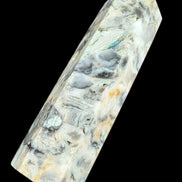 Agate Crazy Claybank Marquis wand 76g Rocks and Things