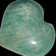 Amazonite heart from Madagascar 154g  - Rocks and Things Store