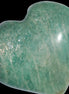 Amazonite heart from Madagascar 154g Rocks and Things