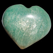 Amazonite heart from Madagascar 154g  - Rocks and Things Store