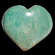 Amazonite heart from Madagascar 154g  - Rocks and Things Store