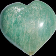 Amazonite heart from Madagascar 154g  - Rocks and Things Store