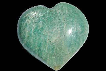 Amazonite heart from Madagascar 154g Rocks and Things