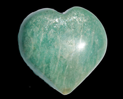 Amazonite heart from Madagascar 154g Rocks and Things