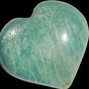 Amazonite heart from Madagascar 154g Rocks and Things