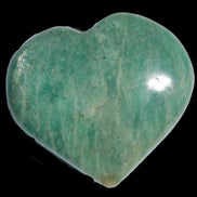 Amazonite heart from Madagascar 154g Rocks and Things