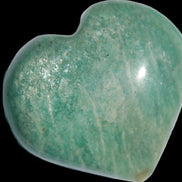Amazonite heart from Madagascar 154g Rocks and Things