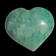 Amazonite heart from Madagascar 154g Rocks and Things