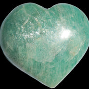 Amazonite heart from Madagascar 154g Rocks and Things
