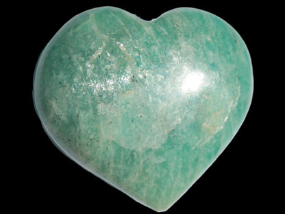 Amazonite heart from Madagascar 154g Rocks and Things