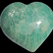 Amazonite heart from Madagascar 154g Rocks and Things