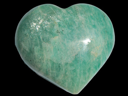 Amazonite heart from Madagascar 154g Rocks and Things