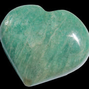 Amazonite heart from Madagascar 154g Rocks and Things