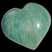 Amazonite heart from Madagascar 154g Rocks and Things