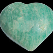 Amazonite heart from Madagascar 154g Rocks and Things