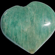 Amazonite heart from Madagascar 154g Rocks and Things